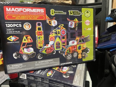 New Magformers Smart Building Magnetic Block Educational Tile Assorted 120 PCs