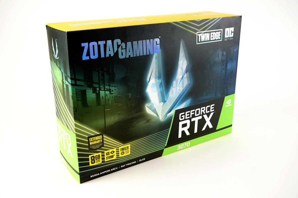 Zotac GeForce RTX 3070 8GB Twin Edge OC GPU w/Box | 1yr Warranty