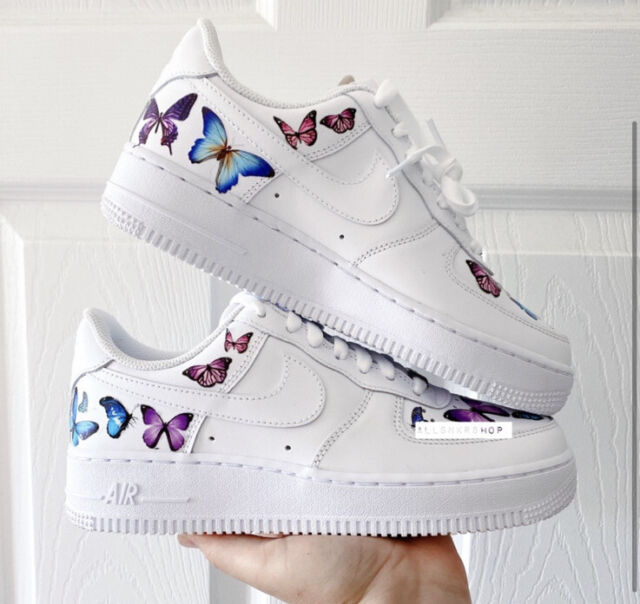 Nike air force 1 low custom butterfly all women sizes | eBay