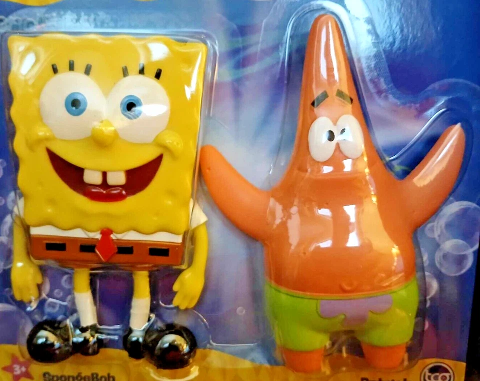 Bob Esponja Pantalones Cuadrados y Patricio-Juego de 2 Piezas-Doblar/Posar-Nickelodeon-Bend-Ems - ¡NUEVO! Foto 4 de 4