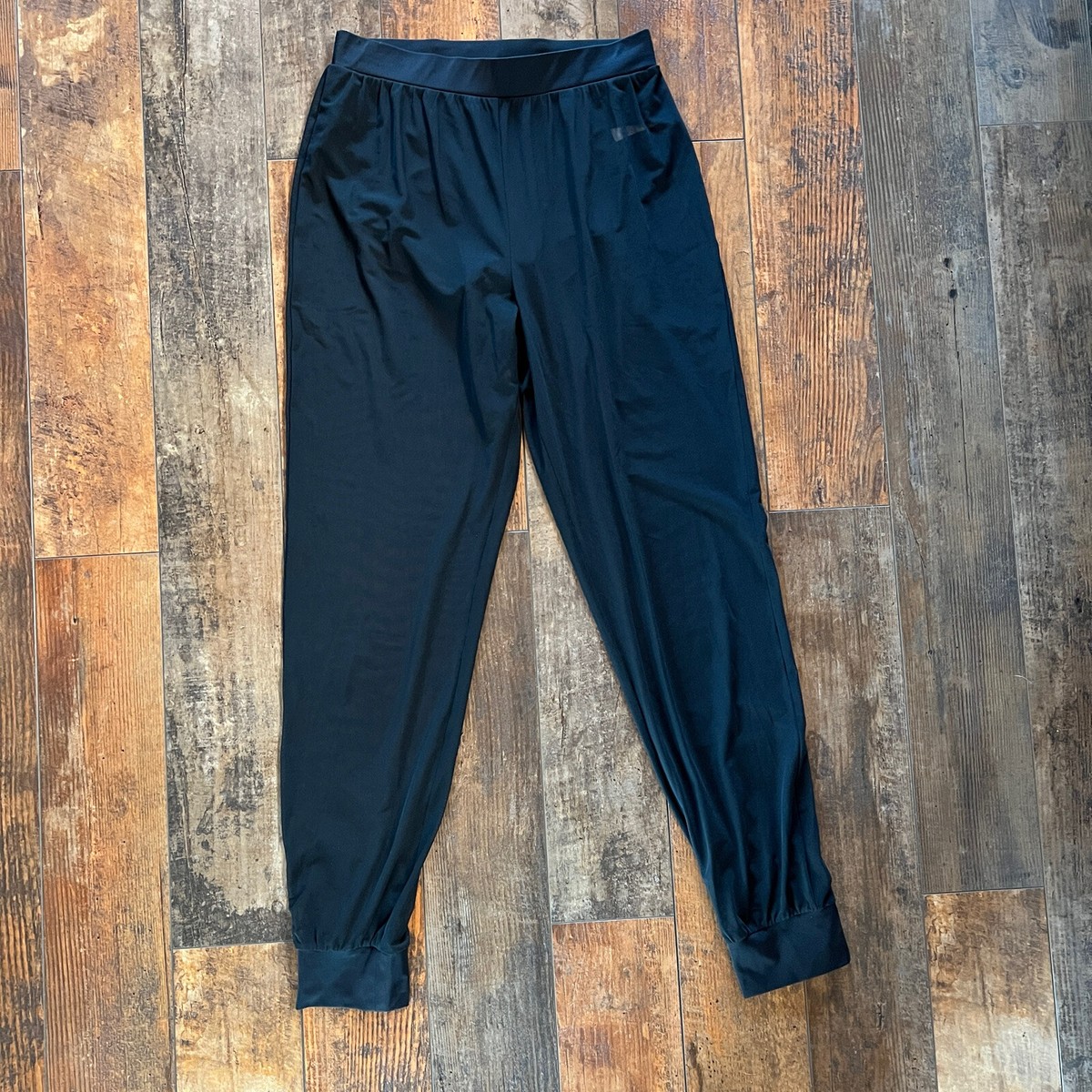 Women's Balera Dance Pants Mesh Hip Hop Pants Black Size Medium