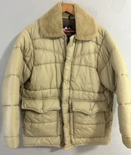 Vintage 70’s Big Smith Western Outerwear Puffer Coat Size Large Made In USA