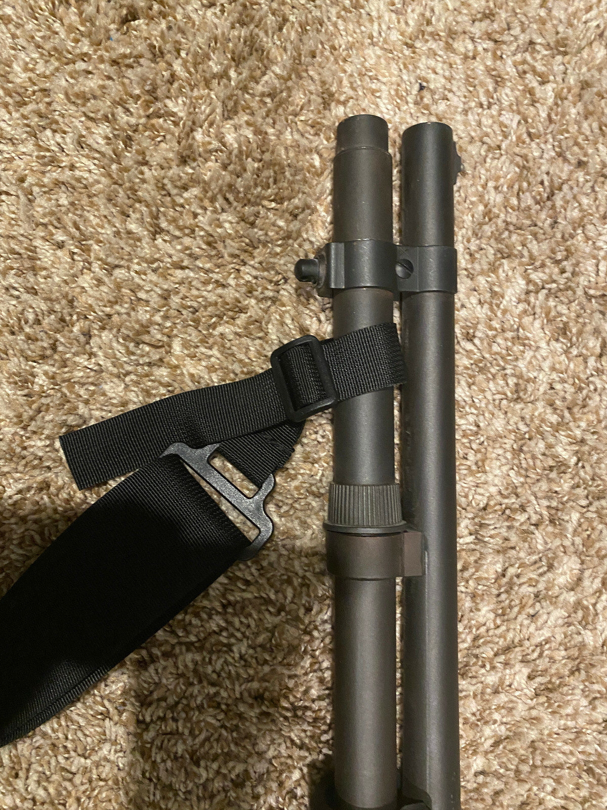 Mossberg Shotgun Shell Sling - Holds 25 Rounds, 2" No-Slip Design With Rubber Grips (Made In USA)