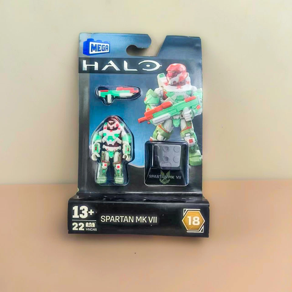5Pcs Mega Construx Halo Heroes Series 18 Combat Form Atriox Honor Guard Spartan - Image 3 of 4