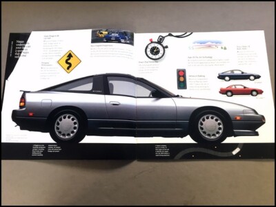 1990 Nissan 240SX 240-SX 26-page Dealer Car Sales Brochure Catalog
