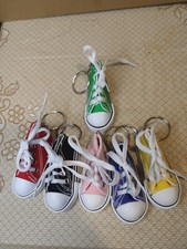 cute adorable all star shoes 2pcs keychain random multiple colors 