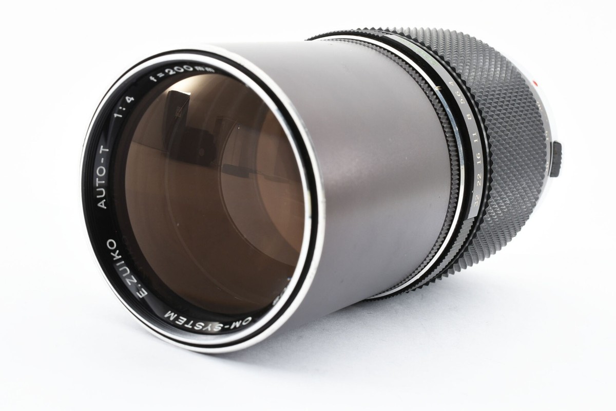 OLYMPUS OM System E.Zuiko Auto T 200mm F/4 Lens w/caps [Exc+++