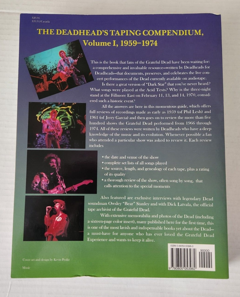 洋書 GD THE DEADHEAD'S Taping compendium Grateful Dead - The Deadhead's Taping Compendium Vol. 1