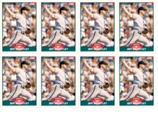 (8) 1989 Score Rookie & Traded #101T Jeff Brantley RC Giants Card Lot