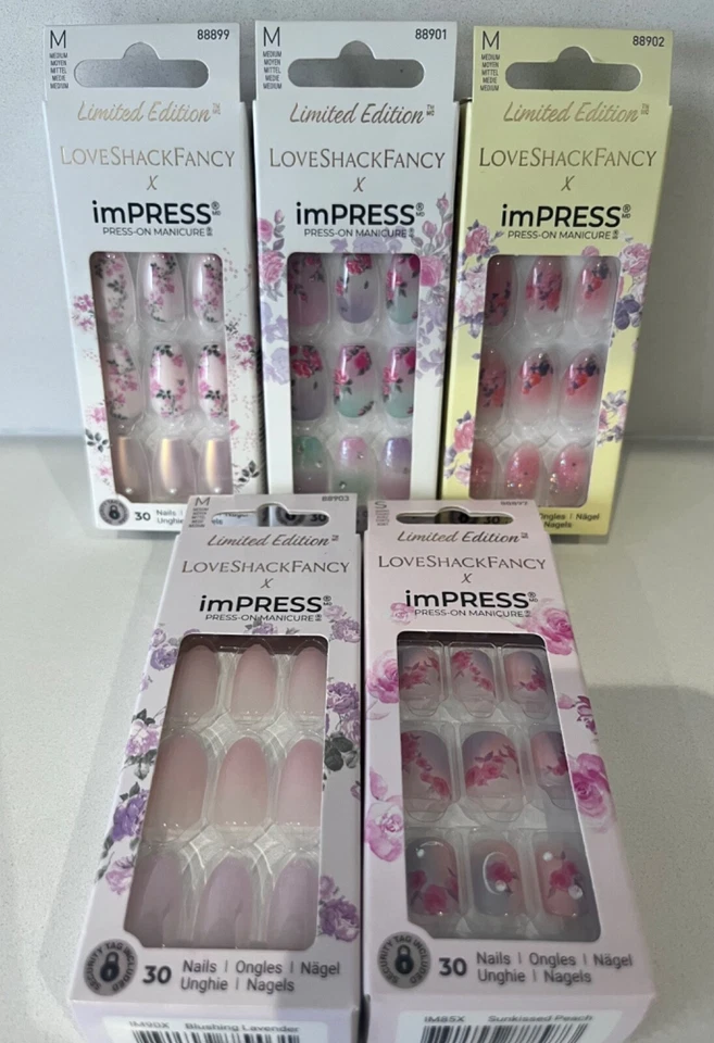 Limited Edition KISS imPRESS LoveShackFancy Press on Nails