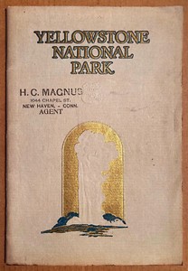 YELLOWSTONE NATIONAL PARK Brochure. Union Pacific 1929 40pp.