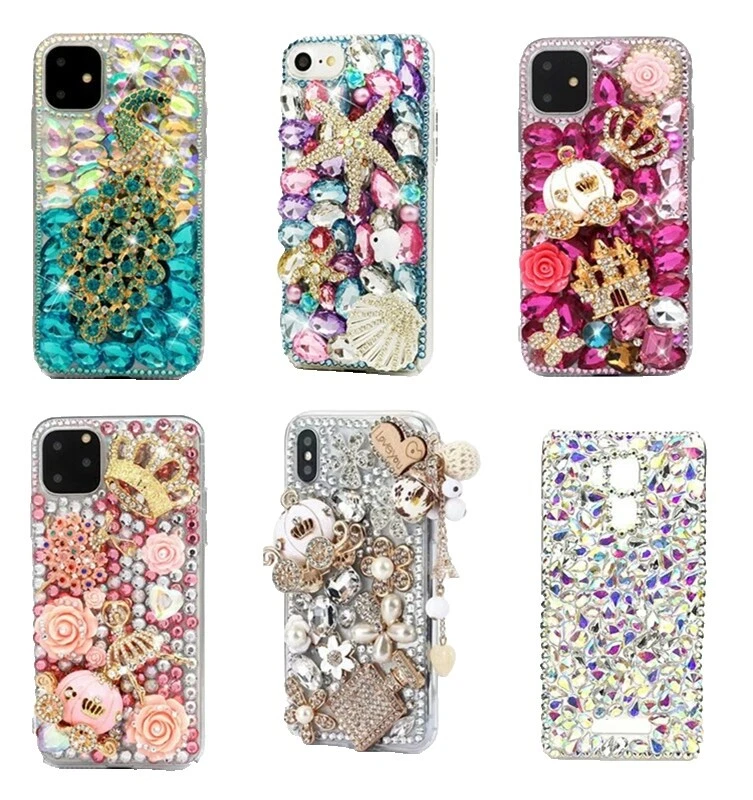 Teléfono celular de plástico rígido Cartera casos con correa para Samsung