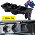 For BMW E46 3 Series 51168217957 Front Center Console Drink Cup Holder Black