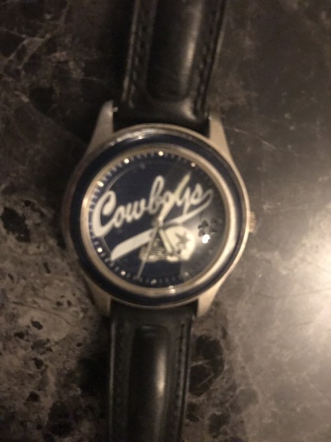 dallas cowboys fossil watch men's