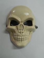 HALLOWEEN HORROR PROP - Modified painted White Skull Mask PVC