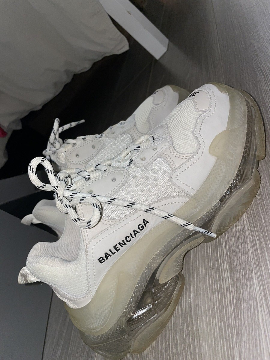 Size UK Balenciaga Triple S Trainer White UK