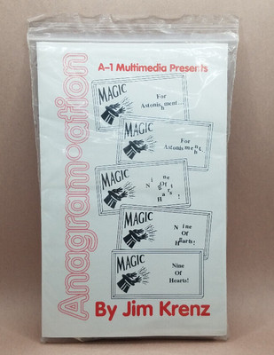 Anagramation by Jim Krenz - Business Card Magic Like Cardtoon New from Old Stock