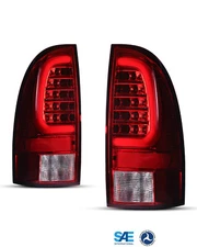 LED Tail Lights For 2005-2015 Toyota Tacoma Pickup Turn Signal Parking Lamps USA