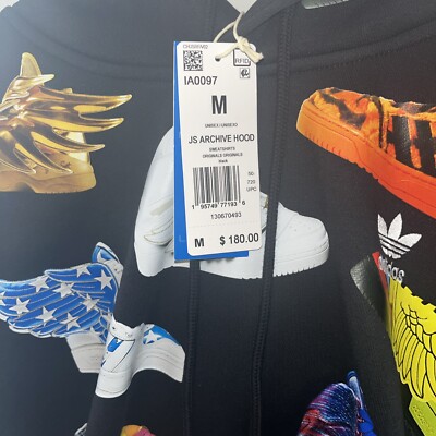 Adidas Originals Jeremy Scott Archive Hoodie Black Men