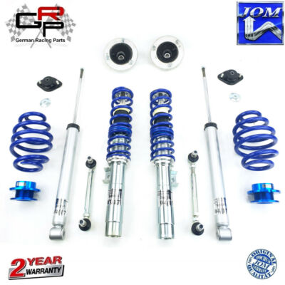 JOM ADJUSTABLE COILOVER KIT FOR BMW E46 (1998-2007) + HD END LINKS & 4 Top Mount