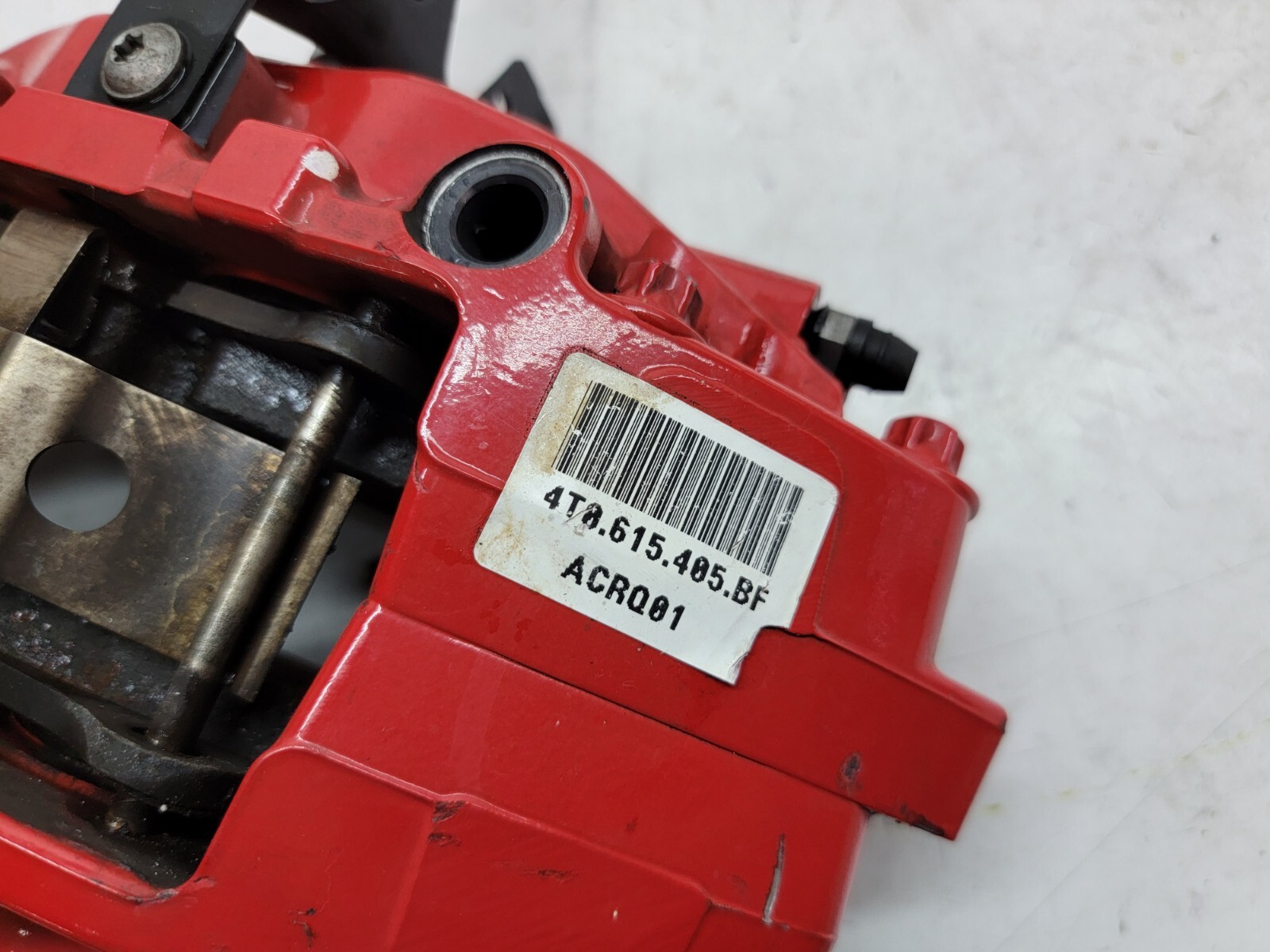 LAMBORGHINI HURACAN REAR LEFT DRIVER LH SIDE BRAKE CALIPER RED OEM 4T0615405BF
