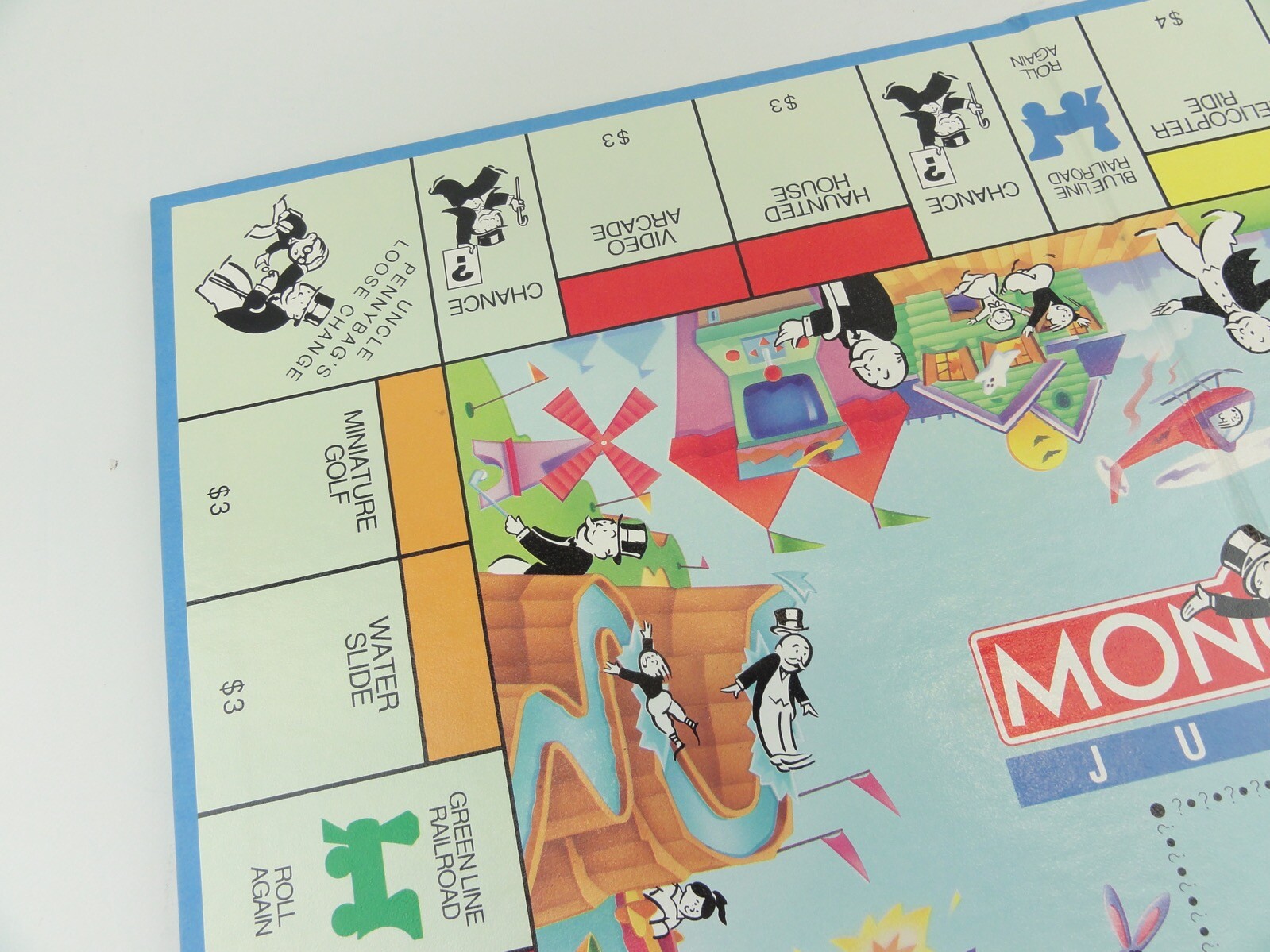 Monopoly Junior 1990 Replacement GAME BOARD Only Parker Brothers #0441 ...