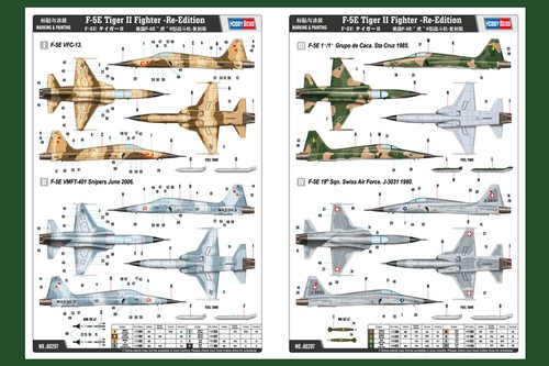 HobbyBoss 80207 1/72 F-5E Tiger II Fighter Plástico Montaje Modelo de Avión - Imagen 5 de 6