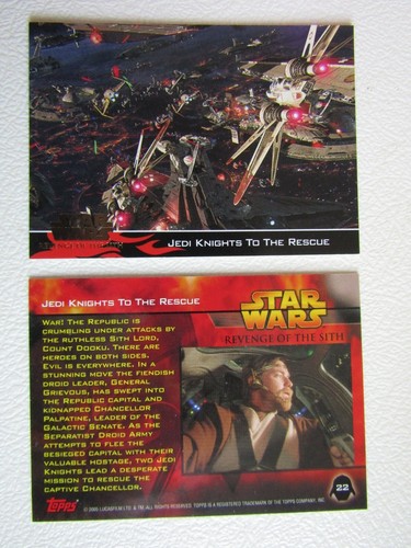 Topps 2005 Star Wars Revenge of the Sith Set Cards 1-90 Card Promo Choice - Picture 26 of 95