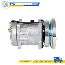 For Caterpillar 3E1906 1011759 A/C Compressor with Clutch & Pulley Free Shipping