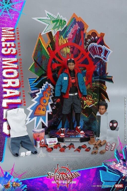 New Hot Toys 1/6 MMS567 Miles Morales Figure Spider-Man Into the