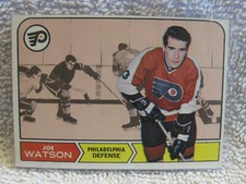 Joe Watson 1968 Topps #90 Philadelphia Flyers NHL hockey card MINT