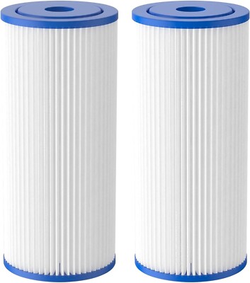 Fil-Fresh Pleated High Flow Sediment Water Filter 5 Micron 10''x4.5''