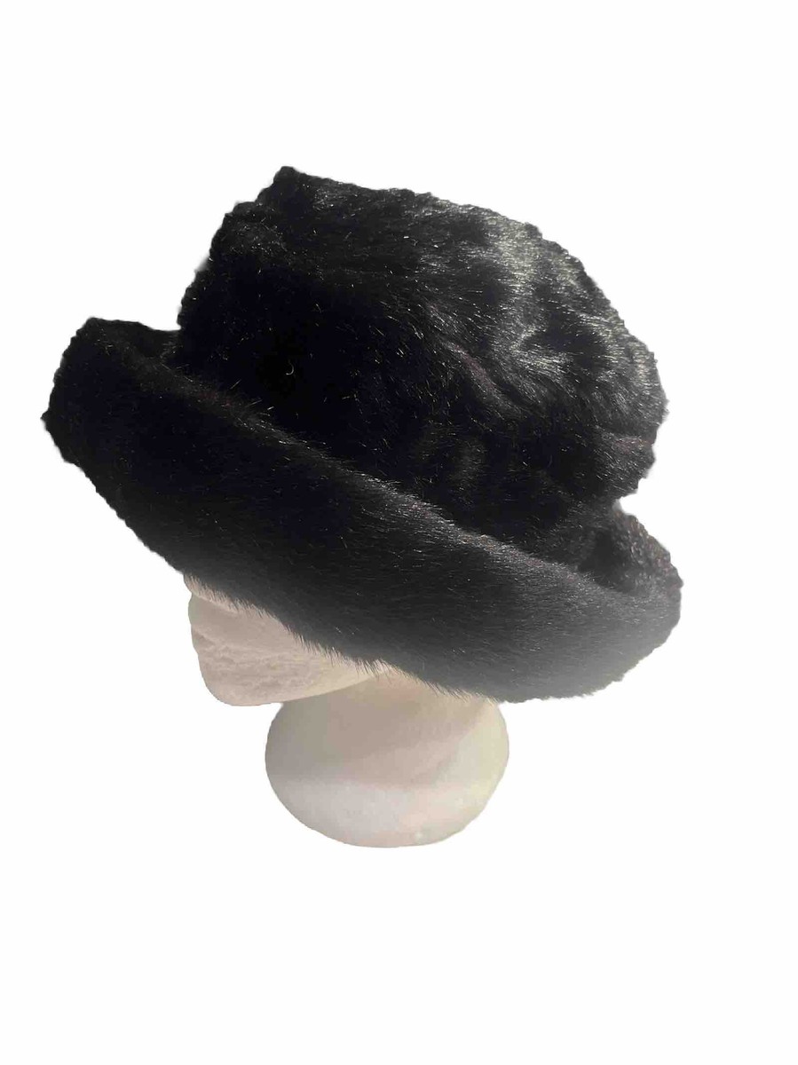 Parkhurst Canada Black Fur Hat Parkhurst Faux Fur Hats for Women for sale | eBay main image 3
