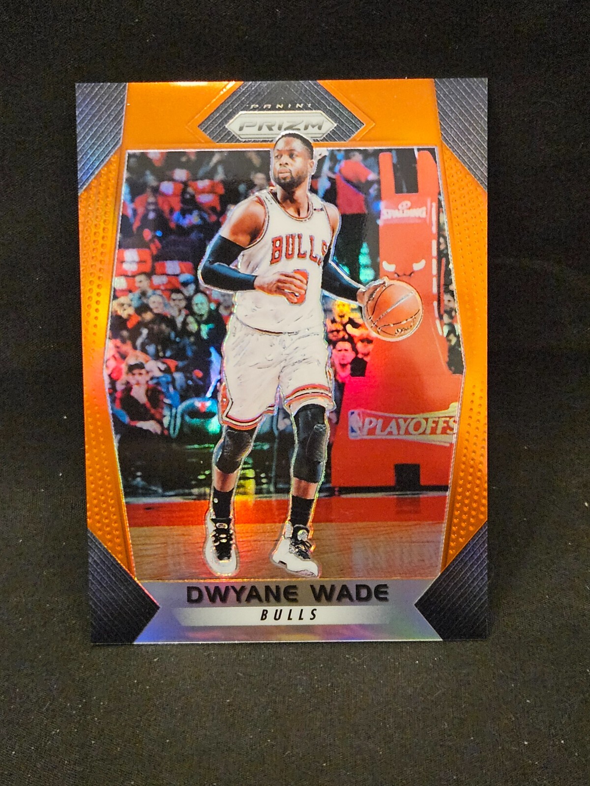 2018-19 Prizm Dwyane Wade #241 Orange Prizm #d 17/49