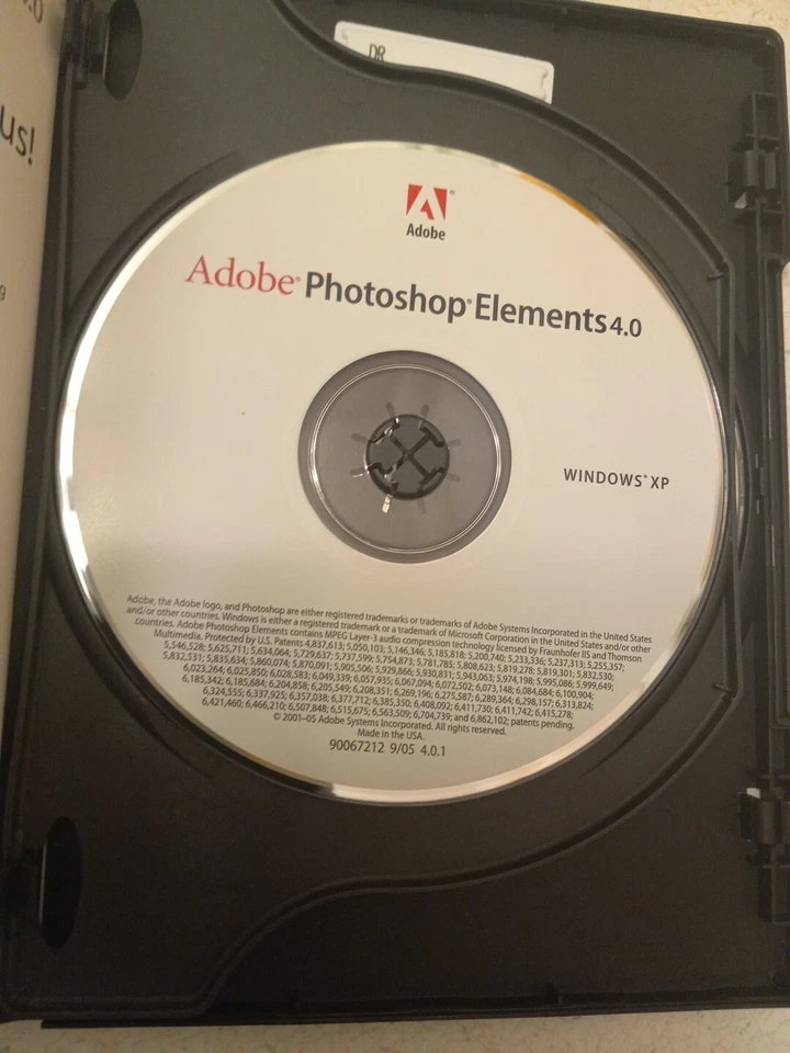 Photoshop Elements 4.0 for Windows XP PC CD ROM +Premier Elements 2.0 OEM - Image 2 of 3