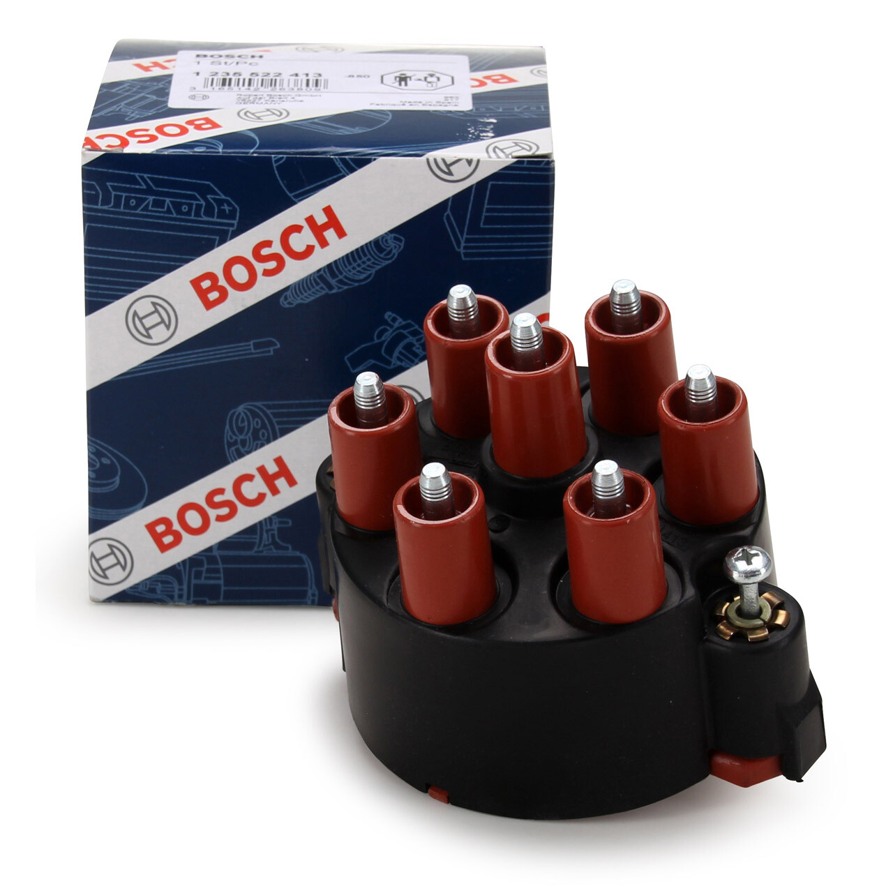 1x Zündverteilerkappe BOSCH 1235522413 u.a. für Porsche online 