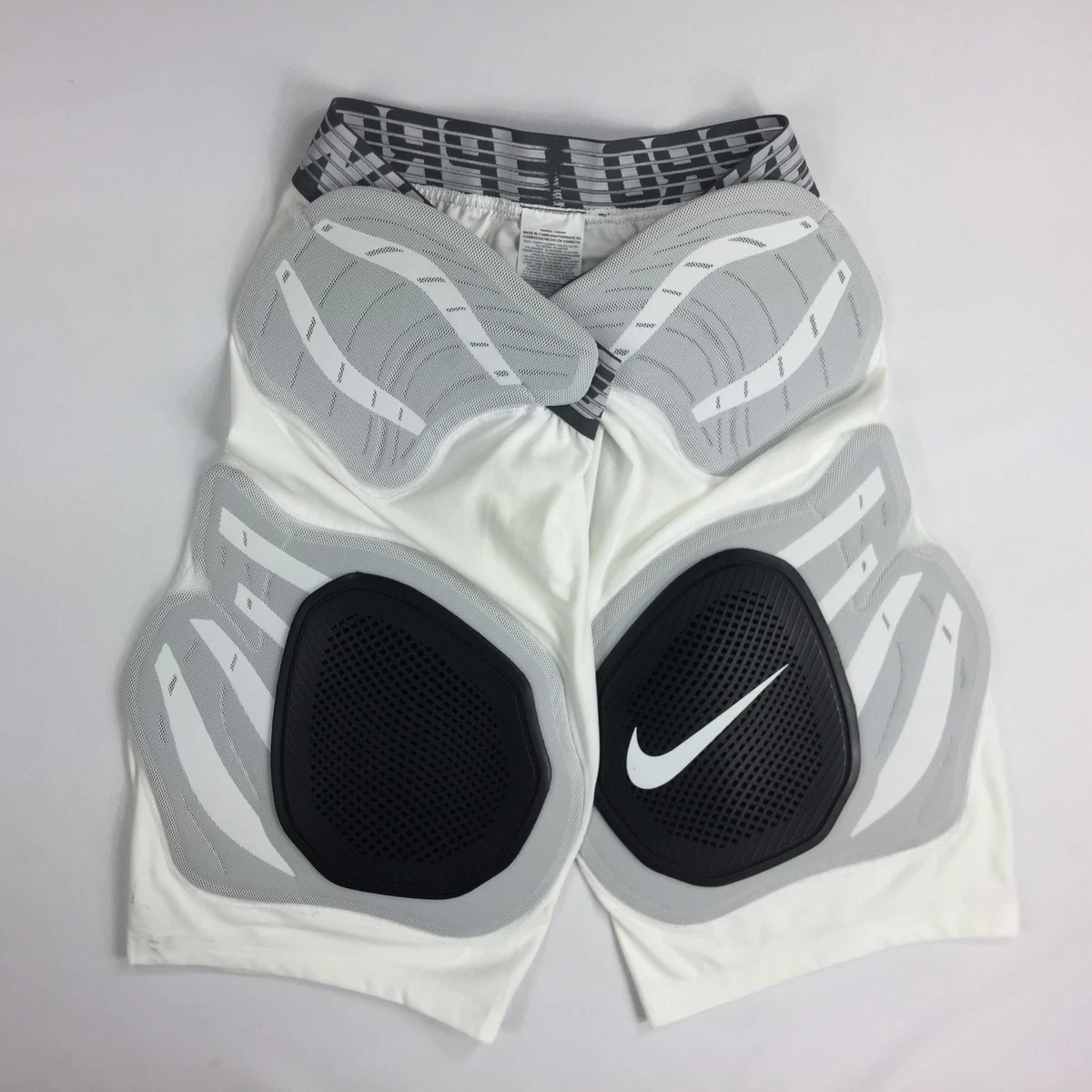 Nike Pro Hyperstrong Padded Compression Shorts Men's White Used L