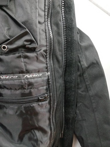 Nitro Racing Motorcycle Jacket Men Size XS Technical Advantage Armour Padded - Picture 11 of 12