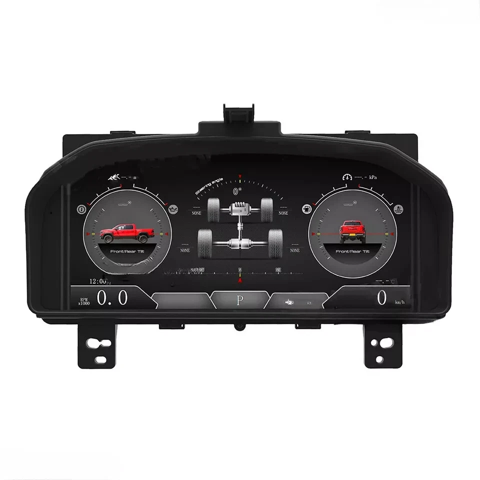 12.3 Inch Lcd Digital Speedometer Instrument Cluster For Dodge Ram 2008-2012 Foto 4 de 4