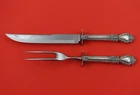 Brocade by International Sterling Silver Steak Carving Set 2-pc  10 1/2"