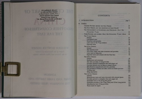 1945 The Ceramic Art Of China Antique Collectible Reference Book William B Honey - Picture 3 of 13