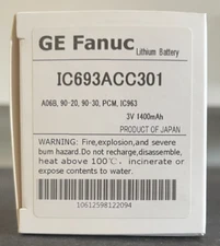 Brand New GE Faunc IC693ACC301 PLC Battery