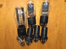 7 Vintage Assortment Of Radio Tubes