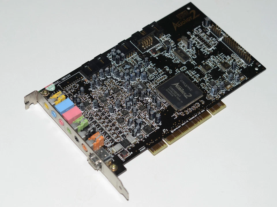 CREATIVE LABS SOUND BLASTER AUDIGY 2 6.1 AUDIO SOUND CARD SB0240 5187-4409 - Image 4 of 4