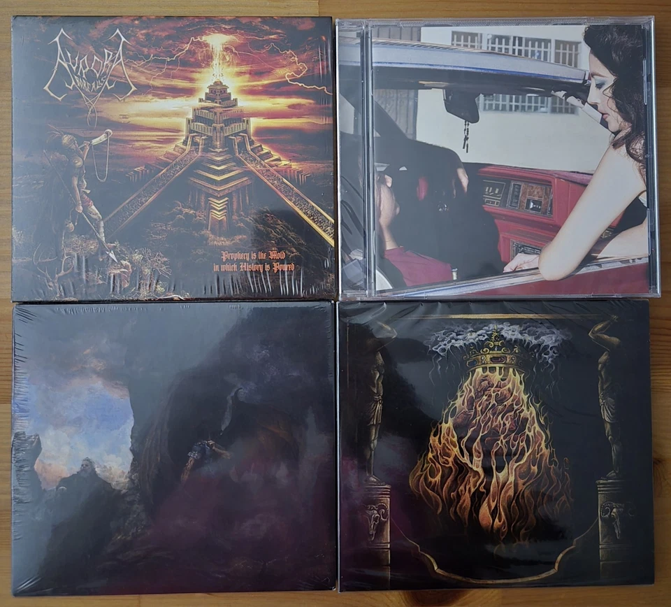 Lote de 44 CDs Black Metal + DVD Berço da Sujeira (26 Selados, Raros 1ª Pressão, Etc) - Imagem 2 de 4