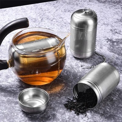 Stainless Steel Tea Strainer Infuser Ball Fine Mesh Filter For Coffee Spice