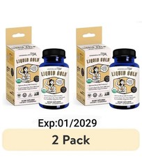 2 Bottles Of Legendairy Milk Liquid Gold - 60 Vegetarian Capsules - Exp:01/29