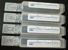 0.9 Normal Saline Solution, Sterile Sodium Chloride 30ml Single-Use 4 ampoules