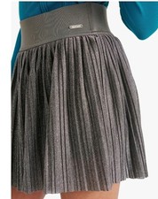 Justice Girls Active Pleated Skirt with Attached Shorts Size 10 M Thunder Grey