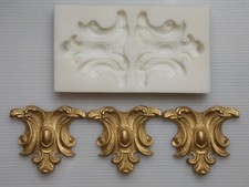 Brand New Double Silicone Rubber Mould Ornate Boarder Trim Coving Mouldings